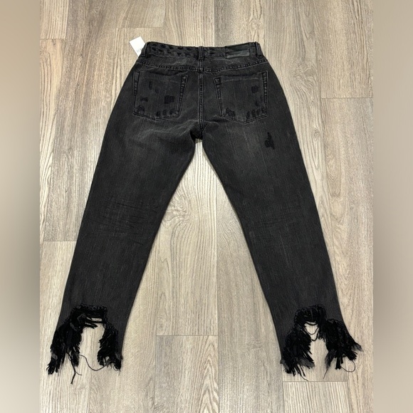 Free People Jeans Awesome Baggies Volcanic Mid Waist OneTeaspoon Women’s Size 26 - Picture 8 of 16
